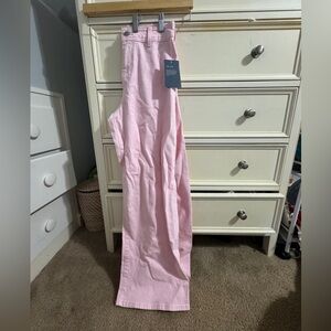 Light pink high waisted jeans
